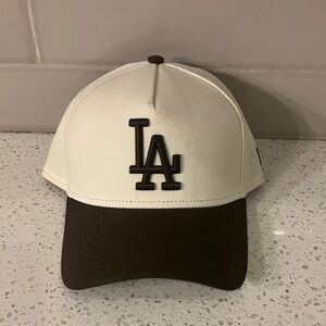 Brown/Cream LA New Era Hat